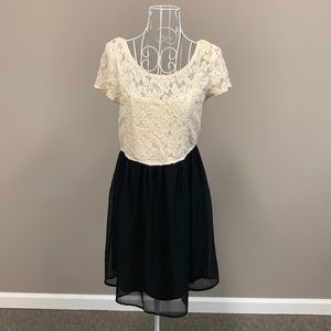Lace black dress